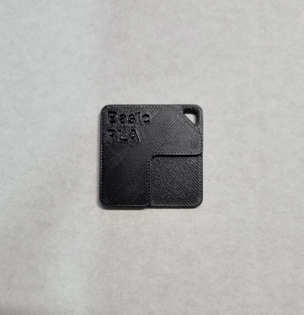 PLA Black - 3D Print Sample Tile