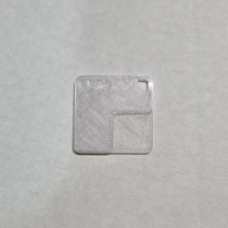 PETG Translucent - 3D Print Sample Tile