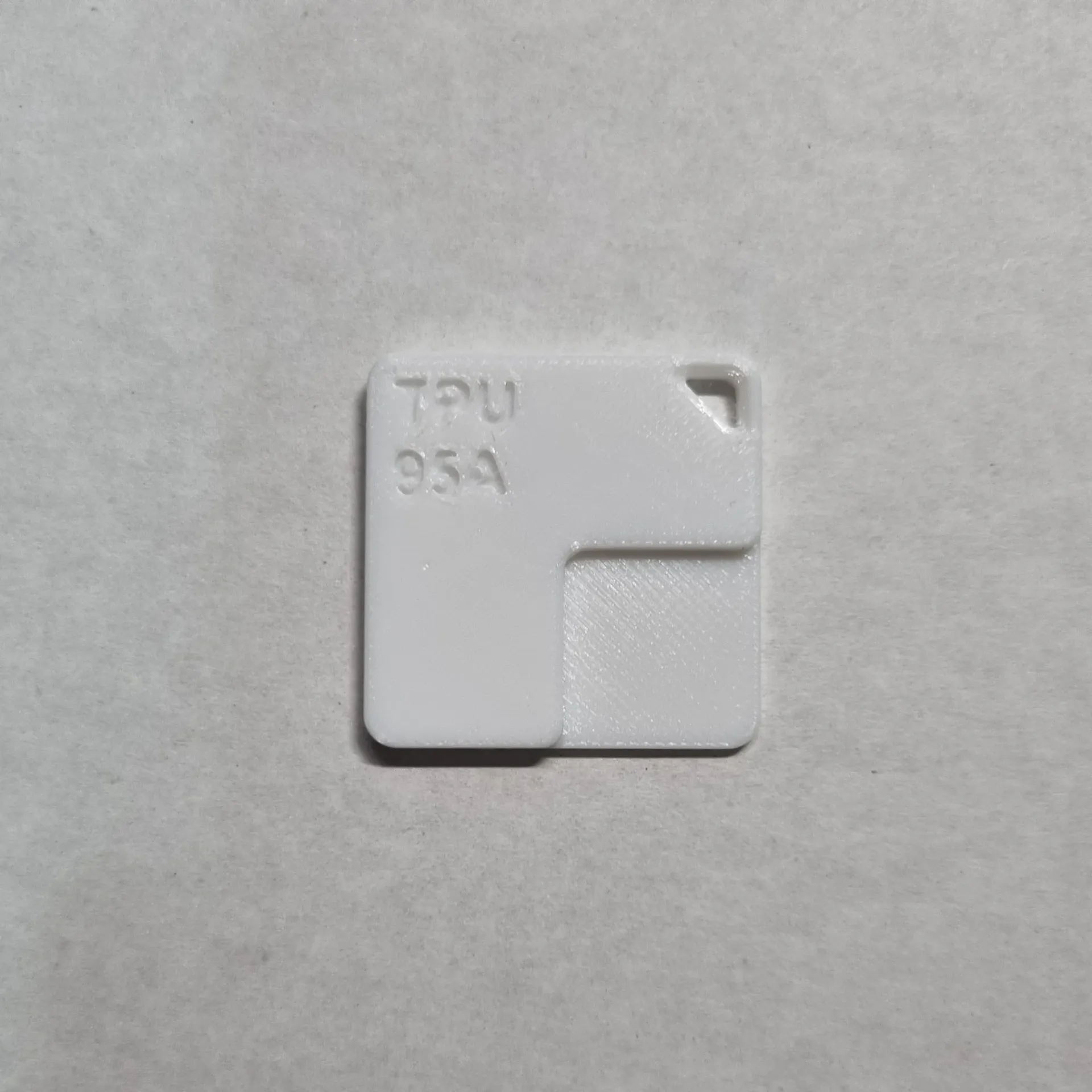 TPU 95A - 3D Print Sample Tile