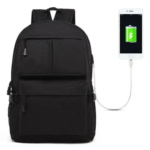 15.6" LAPTOP TRAVEL BACKPACK WITH USB CHARGING PORT