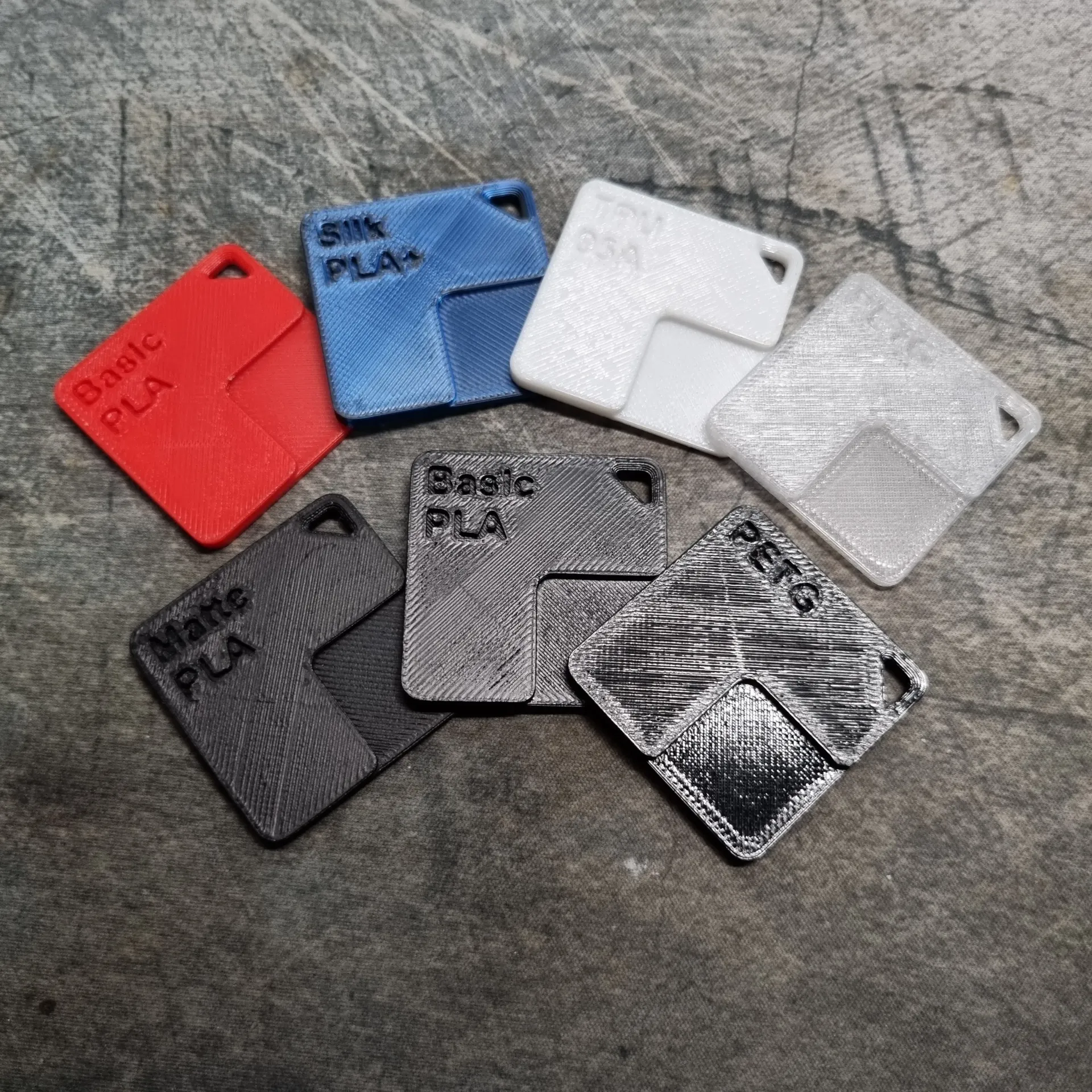 3D Print - Sample Tiles (7 pack)