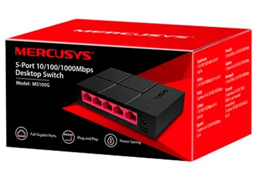 [TL-MS105G] 5 PORT GIGABIT DESKTOP SWITCH
