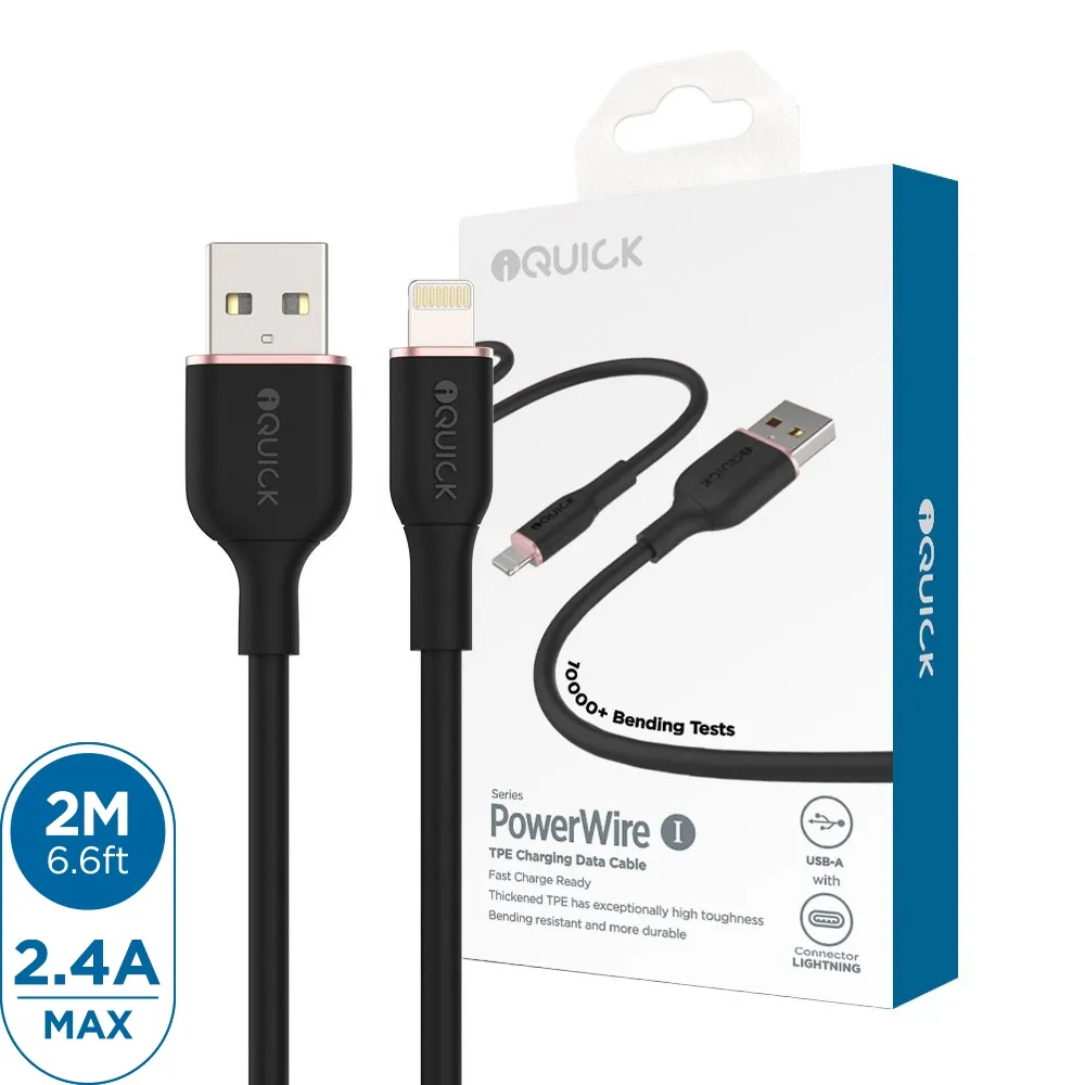 [A-L2M] Charging Data Cable USB to Lightning 2m