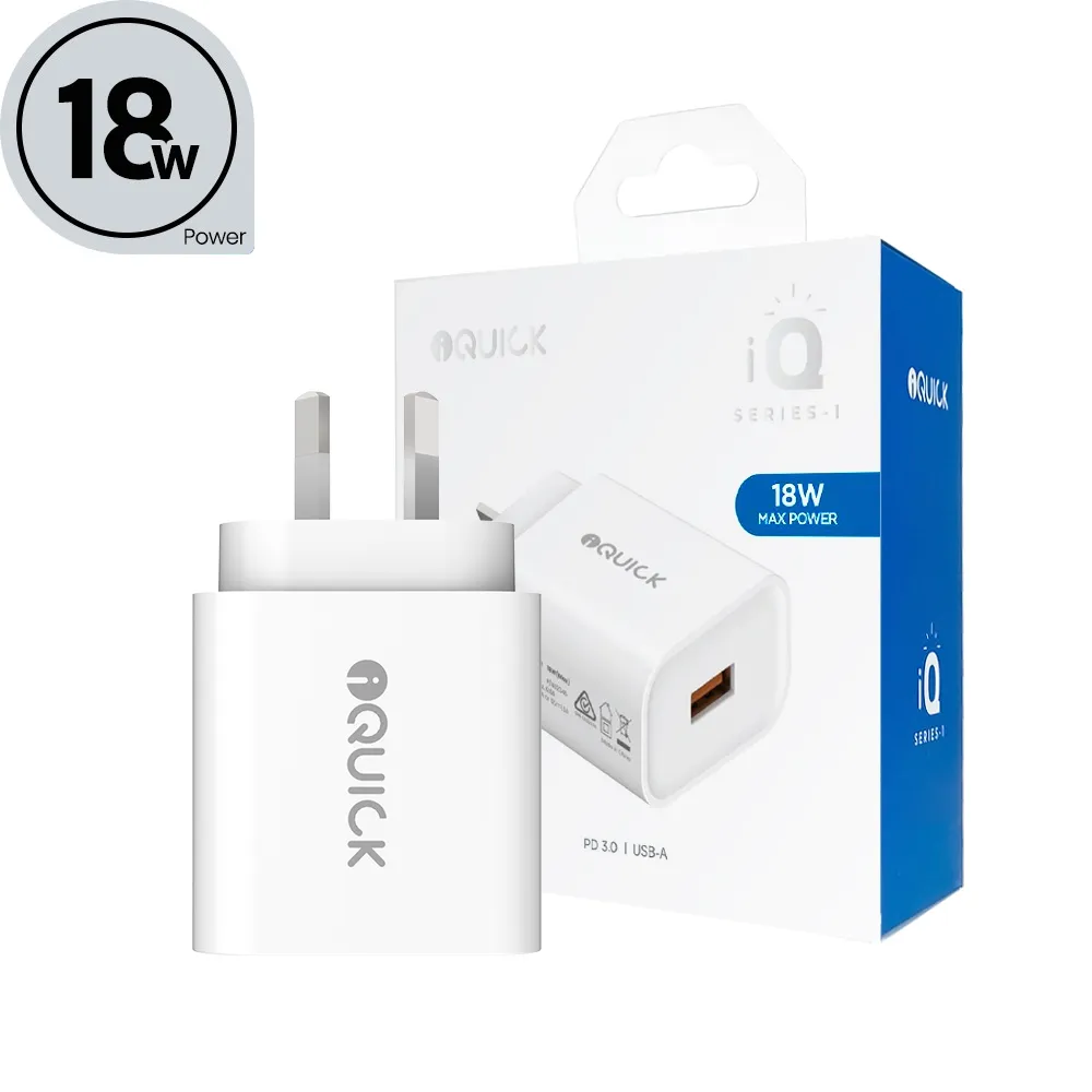 [CHR-A-18W] 18W QC3.0 USB-A Charging Adapter