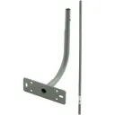 WALL / EAVE MOUNT DISH ANTENNA MAST 1.2m