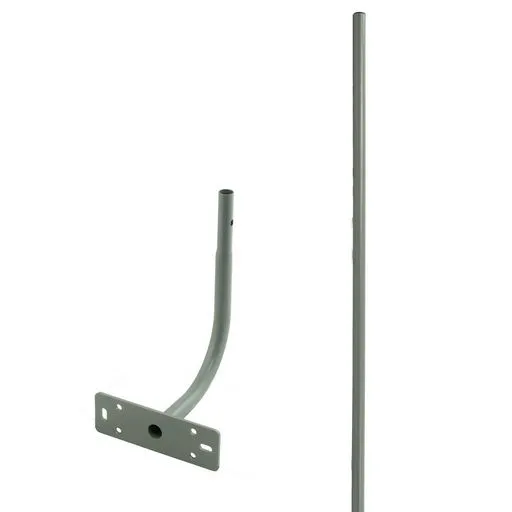 WALL / EAVE MOUNT DISH ANTENNA MAST 1.8m