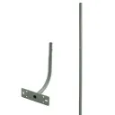 WALL / EAVE MOUNT DISH ANTENNA MAST 1.8m